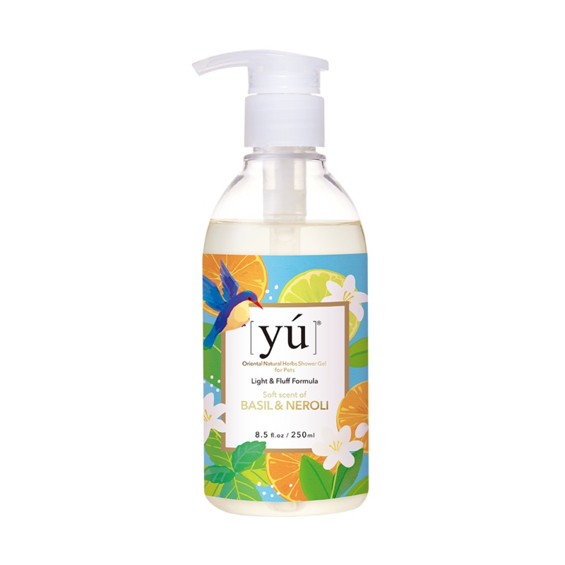 Yu Oriental Natural Herbs Shower Gel Basil & Neroli for Cats & Dogs 250ml