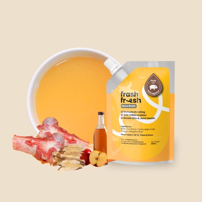 *FROZEN* Frashfresh Dogs & Cats Pork with Astragalus Broth 260ml