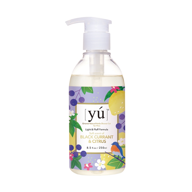 Yu Oriental Natural Herbs Shower Gel Blackcurrant & Citrus for Cats & Dogs 250ml