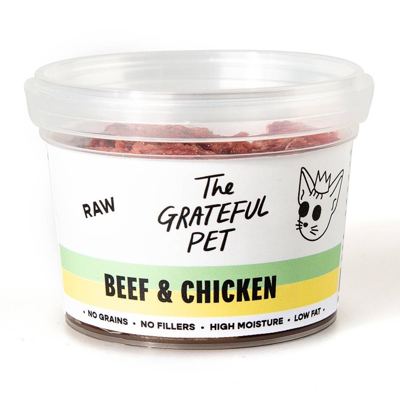 *FROZEN* The Grateful Pet Cat Raw Beef & Chicken 85g