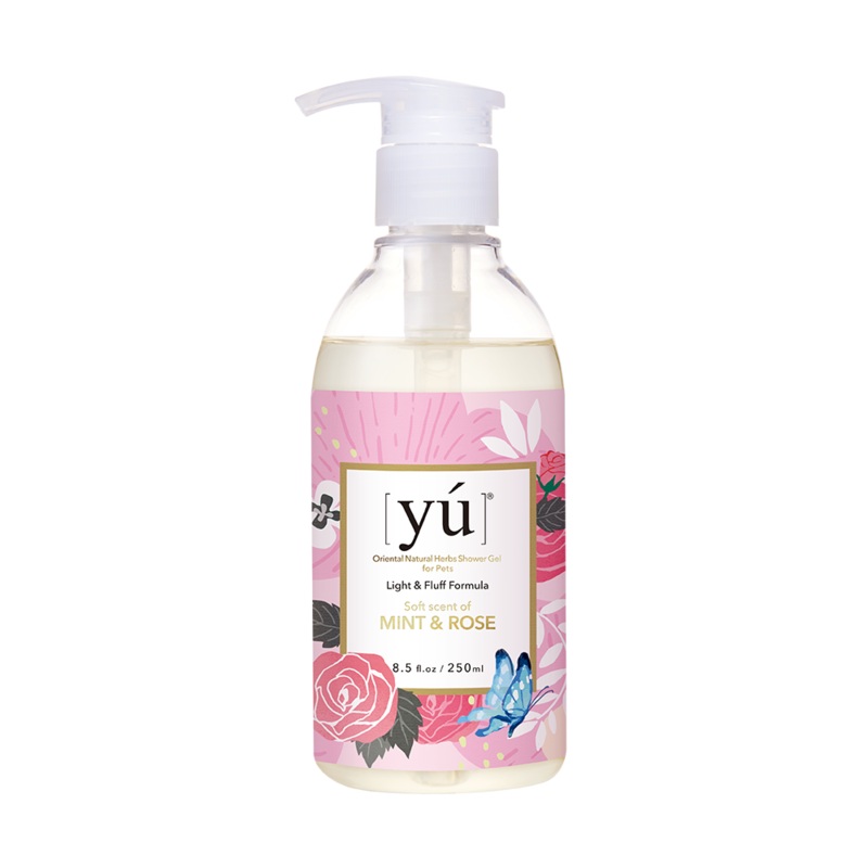 Yu Oriental Natural Herbs Shower Gel Mint & Rose for Cats & Dogs 250ml
