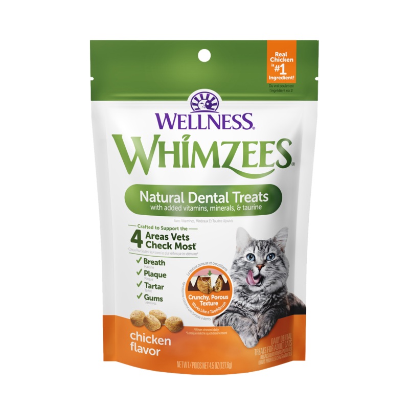 Whimzees Cat Natural Dental Treats Chicken 4.5oz