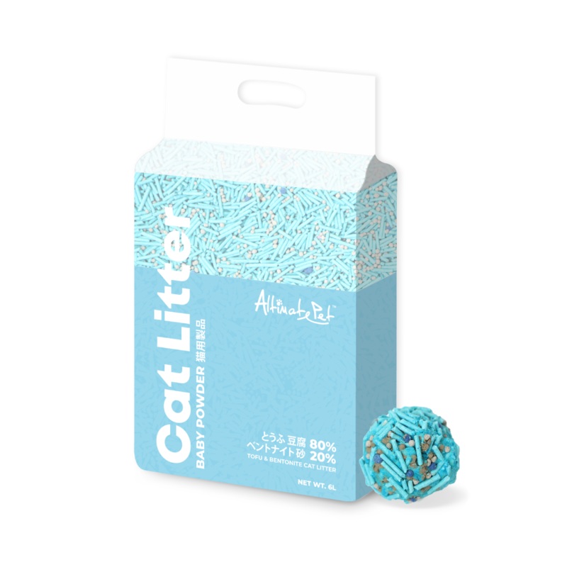 Altimate Pet Cat Litter Tofu & Bentonite - Baby Powder 6L