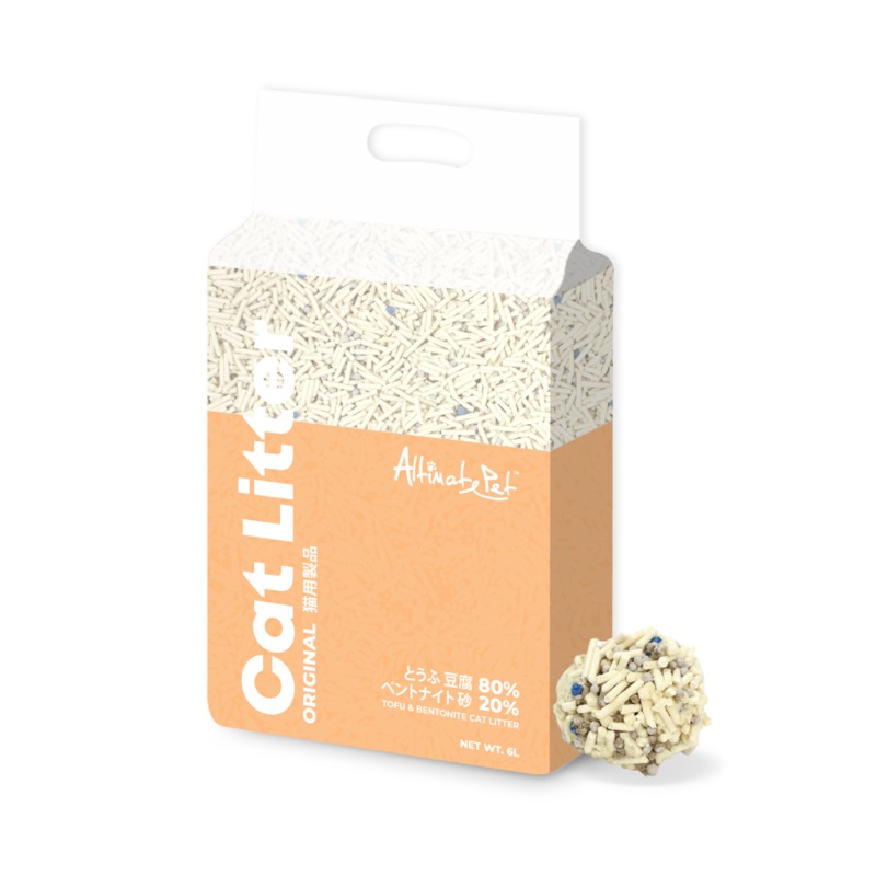 Altimate Pet Cat Litter Tofu & Bentonite - Original 6L