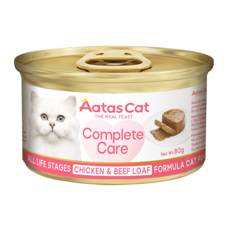Aatas Cat Complete Care Chicken & Beef Loaf 80g