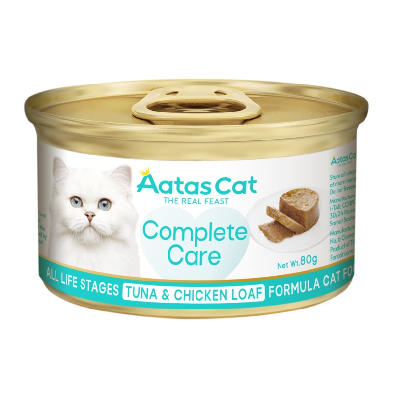 Aatas Cat Complete Care Tuna & Chicken Loaf 80g