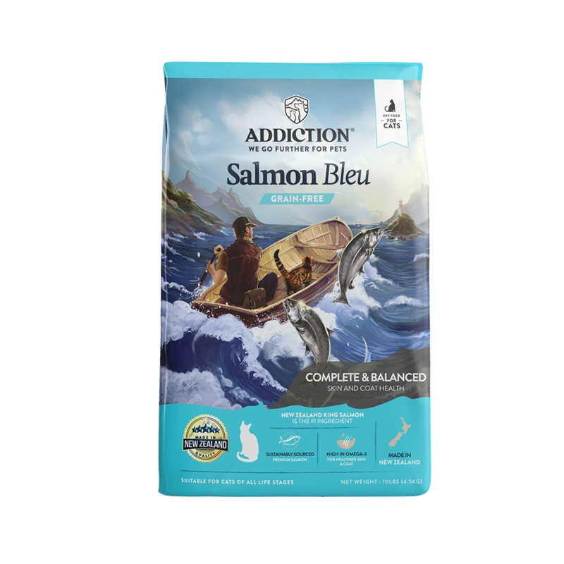 Addiction Cat Salmon Bleu 10lb
