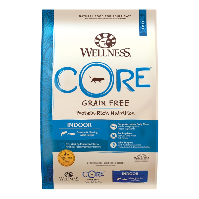 Wellness Cat Core Indoor - Salmon & Herring 11lb