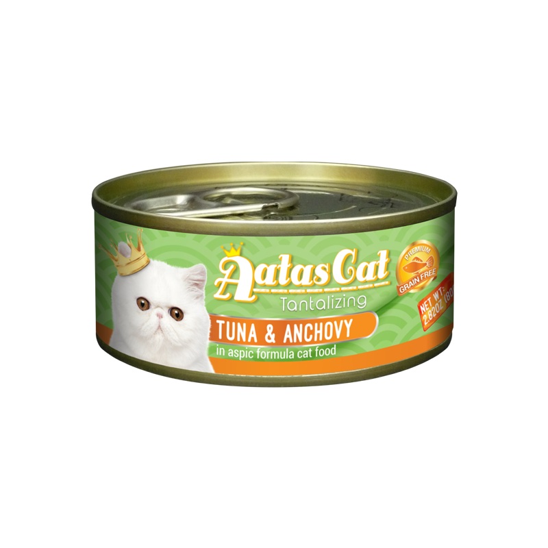 Aatas Cat Tantalizing Tuna & Anchovy 80g