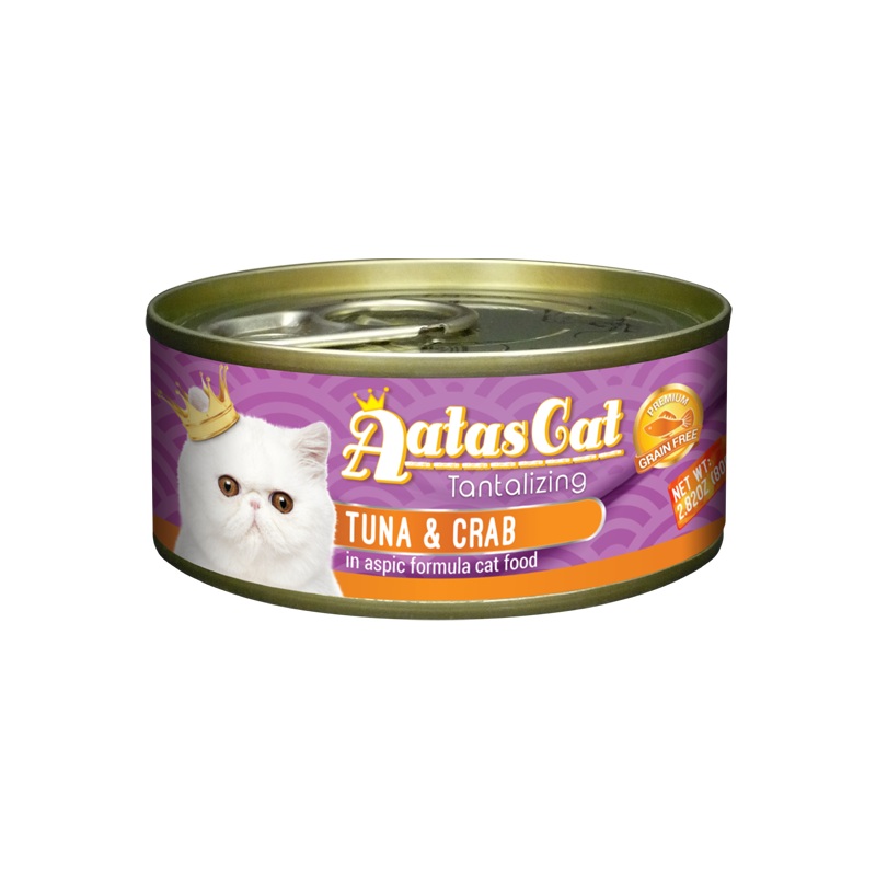 Aatas Cat Tantalizing Tuna & Crab 80g