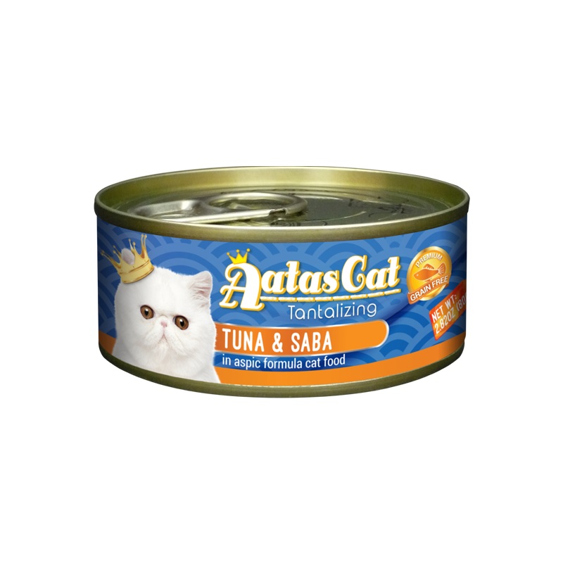 Aatas Cat Tantalizing Tuna & Saba 80g