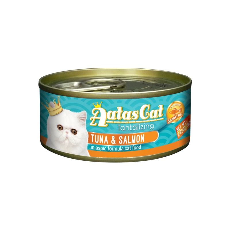 Aatas Cat Tantalizing Tuna & Salmon 80g