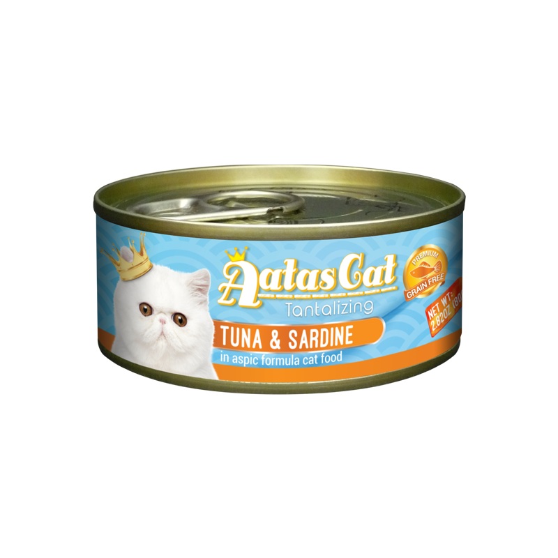 Aatas Cat Tantalizing Tuna & Sardine 80g