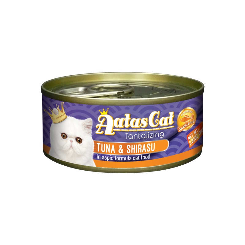 Aatas Cat Tantalizing Tuna & Shirasu 80g