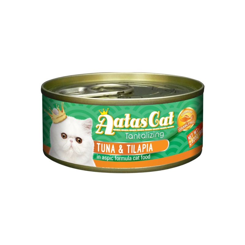 Aatas Cat Tantalizing Tuna & Tilapia 80g