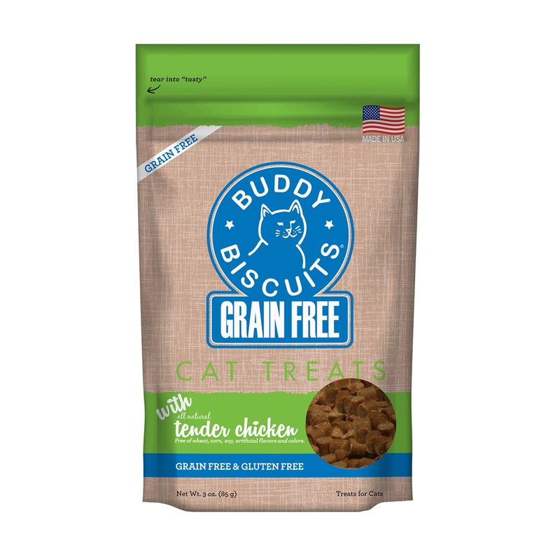 Buddy Biscuits Grain Free Cat Treats 3oz Chicken