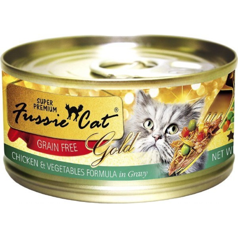 Fussie Cat Gold Chicken and Veg 2.8oz