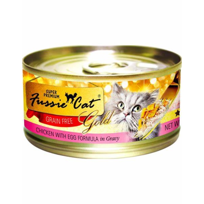 Fussie Cat Gold Chicken with Egg 2.8oz
