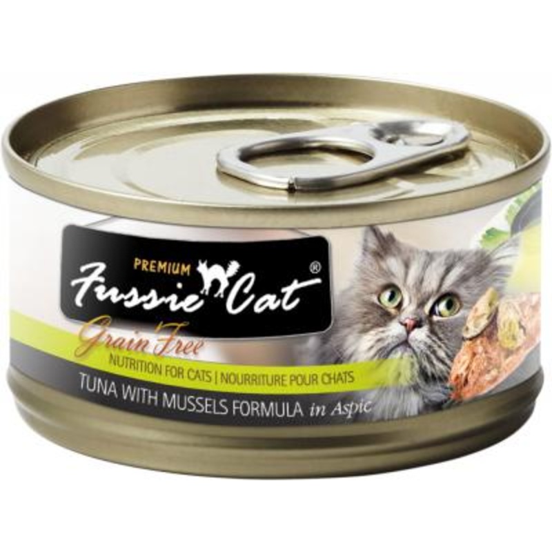 Fussie Cat Premium Tuna with Mussels 2.8oz
