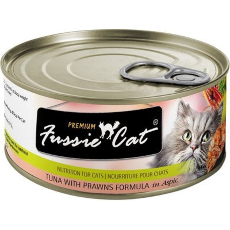 Fussie Cat Premium Tuna with Prawns 2.8oz