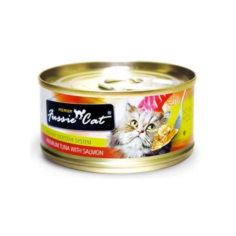 Fussie Cat Premium Tuna with Salmon 2.8oz