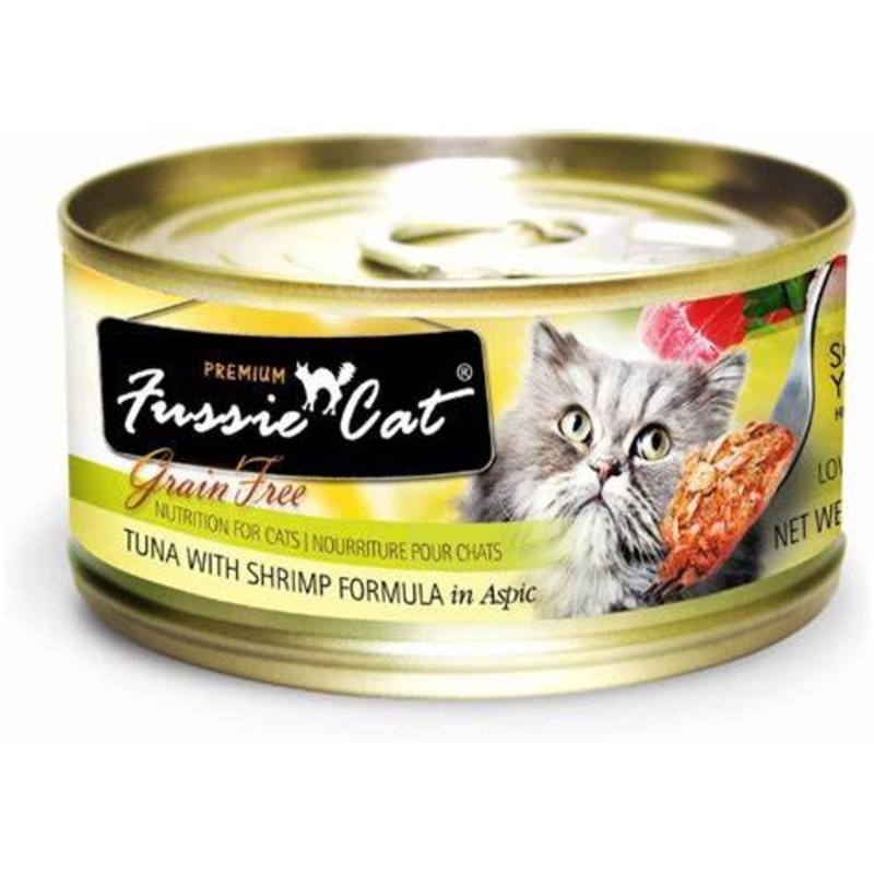 Fussie Cat Premium Tuna with Shrimp 2.8oz