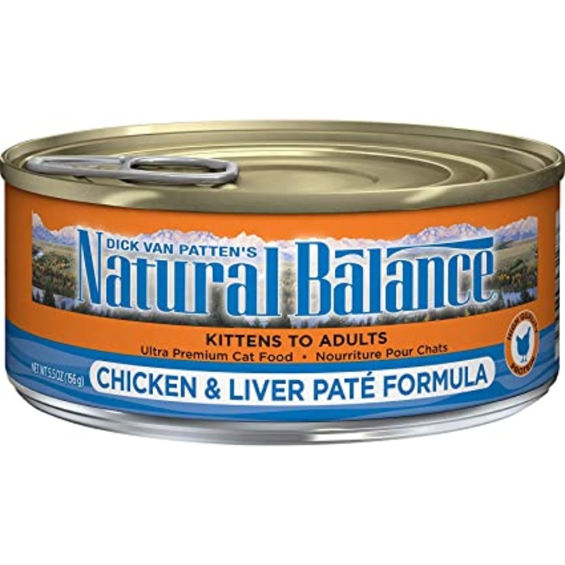 Natural Balance Cat Chicken & Liver 5.5oz