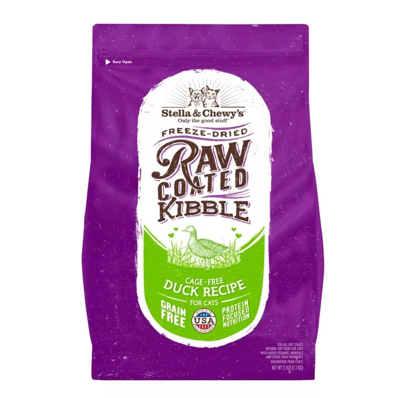 Stella & Chewys Cat Freeze-Dried Raw Coated Kibble Duck