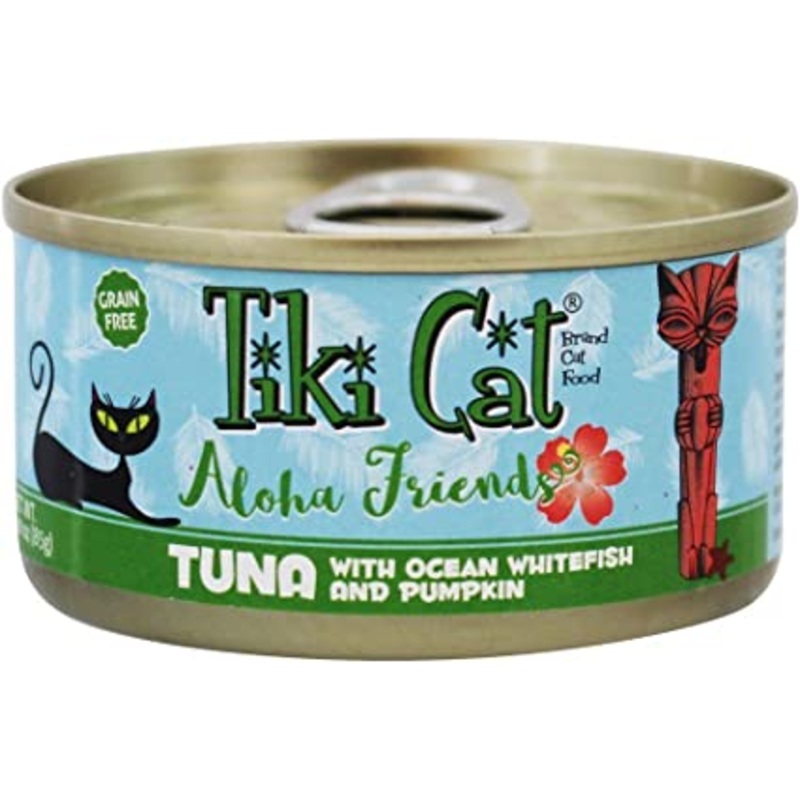 Tiki Cat Aloha Tuna, Ocean Whitefish, & Pumpkin 2.8oz
