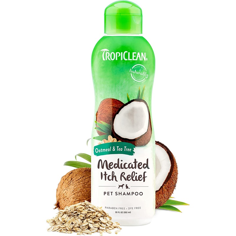 Tropiclean Medicated Itch Relief Pet Shampoo