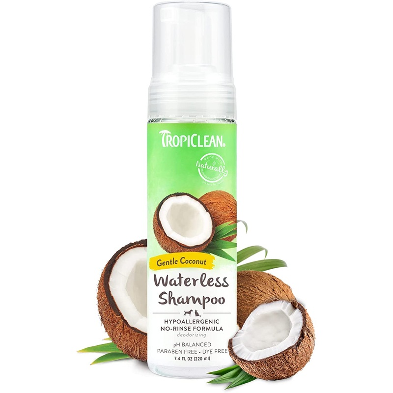 Tropiclean Waterless Shampoo Coconut Dogs and Cats