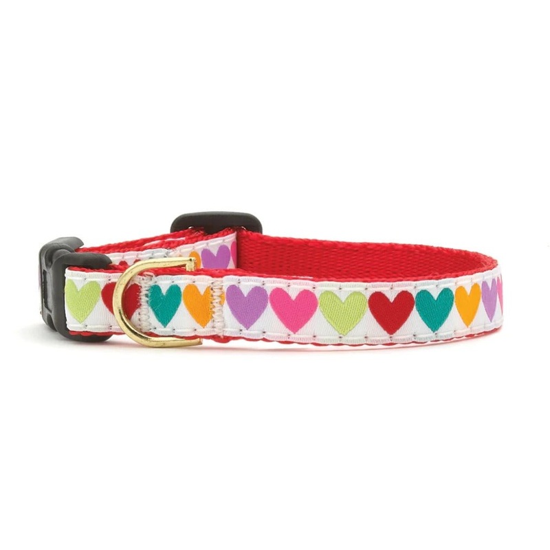 Up Country Cat Collar Hearts