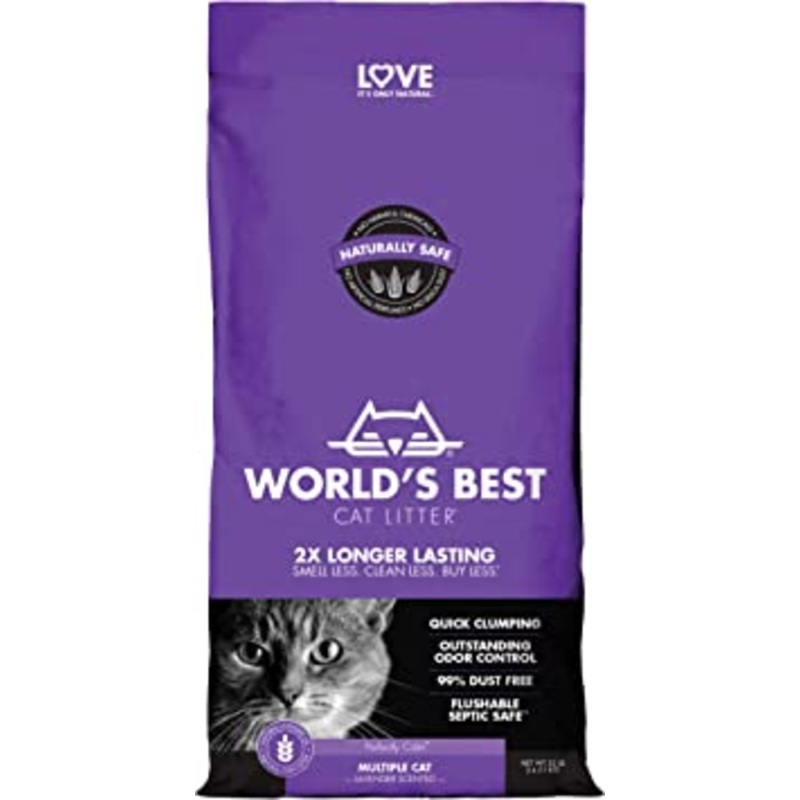World's Best Cat Litter Multiple Cat Lavender Scented