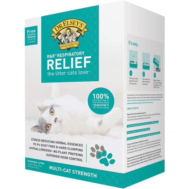 Dr. Elseys R&R Respiratory Relief Cat Litter 20lb Box