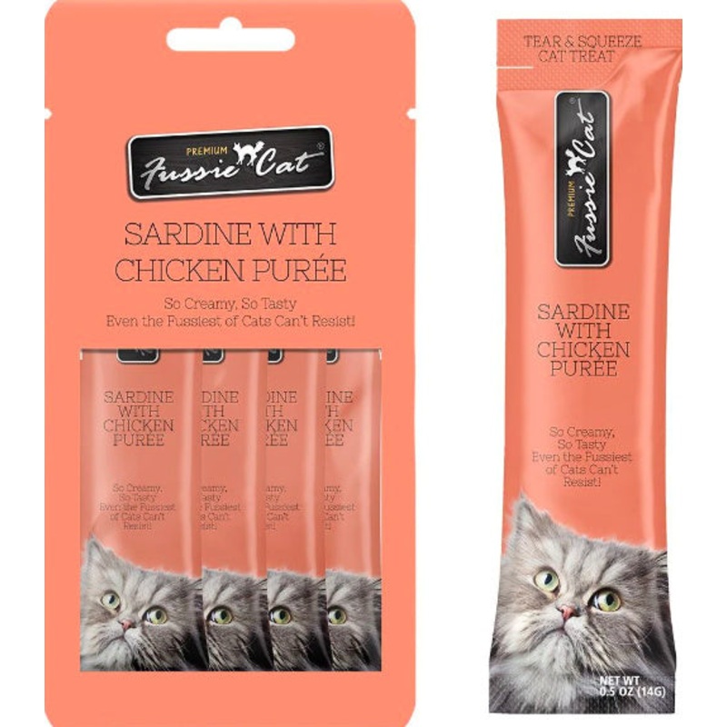 Fussie Cat Sardine with Chicken Pure 4ct