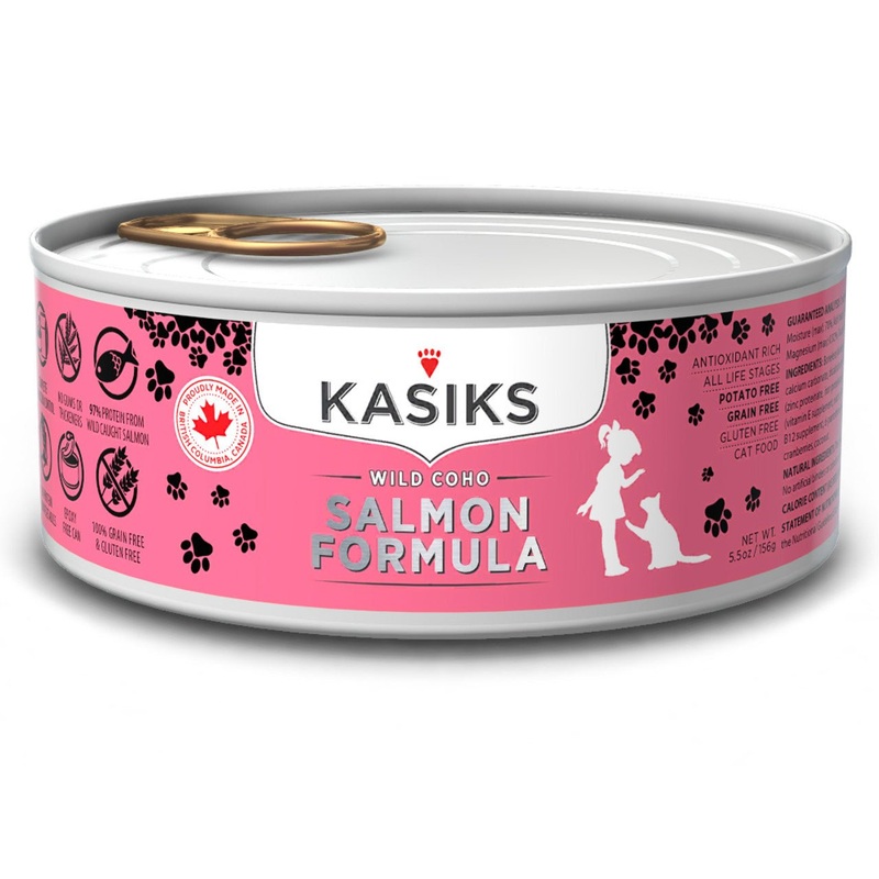 Kasiks Cat Wild Coho Salmon Can 5.5oz