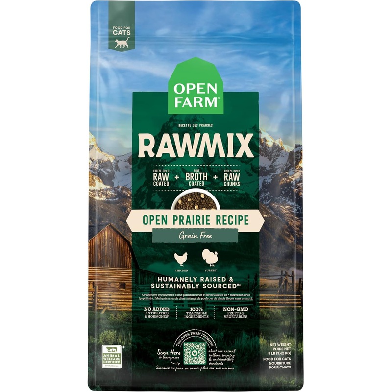Open Farm Cat RawMix Open Prairie Recipe 8lb