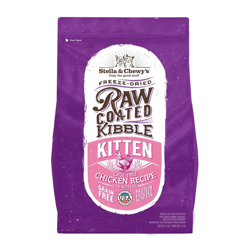 Stella & Chewys Cat Freeze-Dried Raw Coated Kibble Kitten