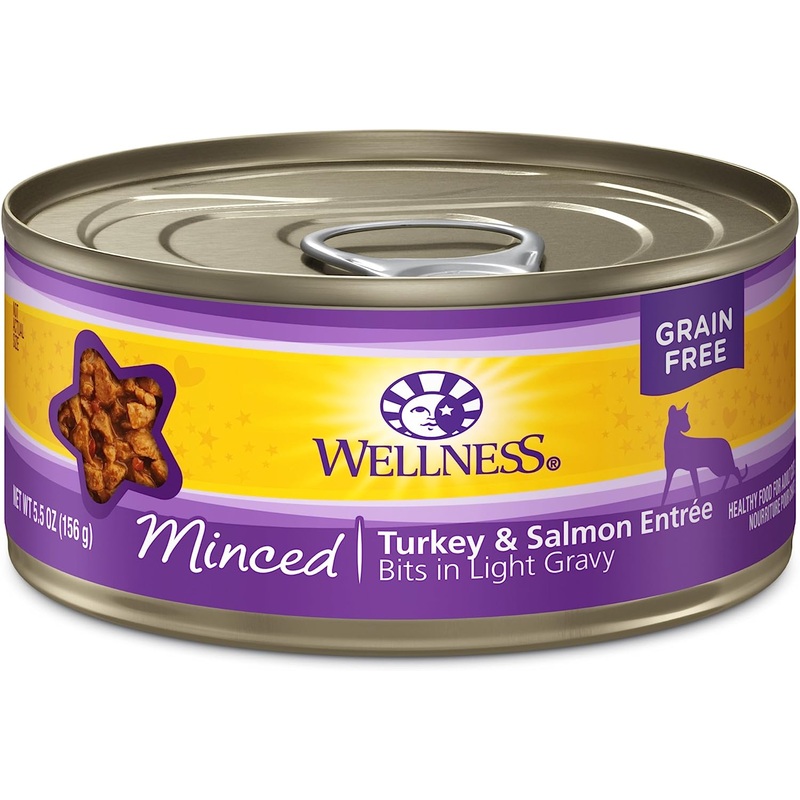 Wellness Cat Minced Turkey & Salmon 5.5oz